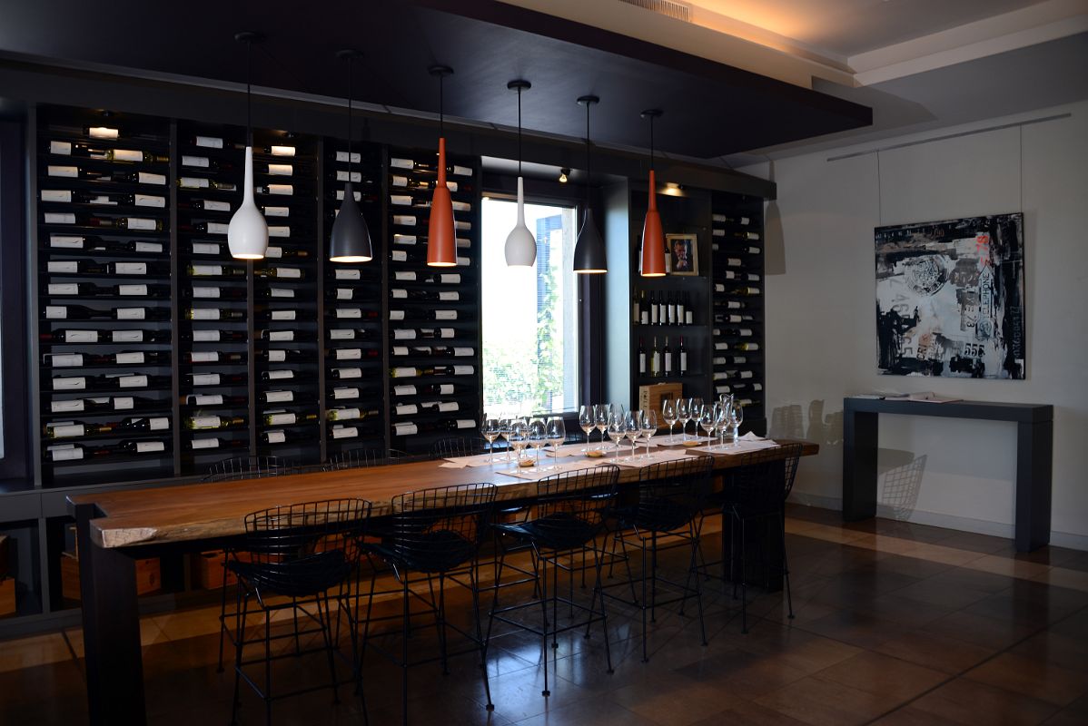 07-07 Indoor Wine Tasting Room Pulenta Estate Lujan de Cuyo Tour Near Mendoza
